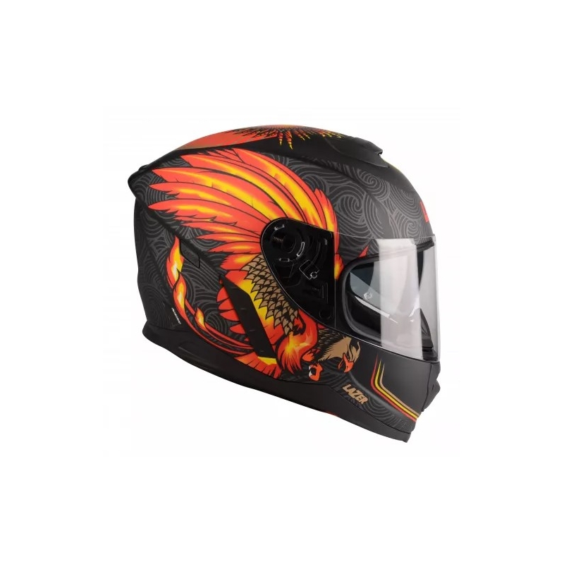 Integralna motociklistička kaciga Lazer Rafale Evo Phoenix crno-sivo-narančasta