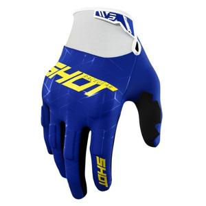 Shot Drift Spider plavo-bijelo-žute Motocross rukavice rasprodaja