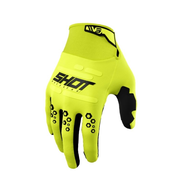 Motocross rukavice Shot Vision fluo žute rasprodaja