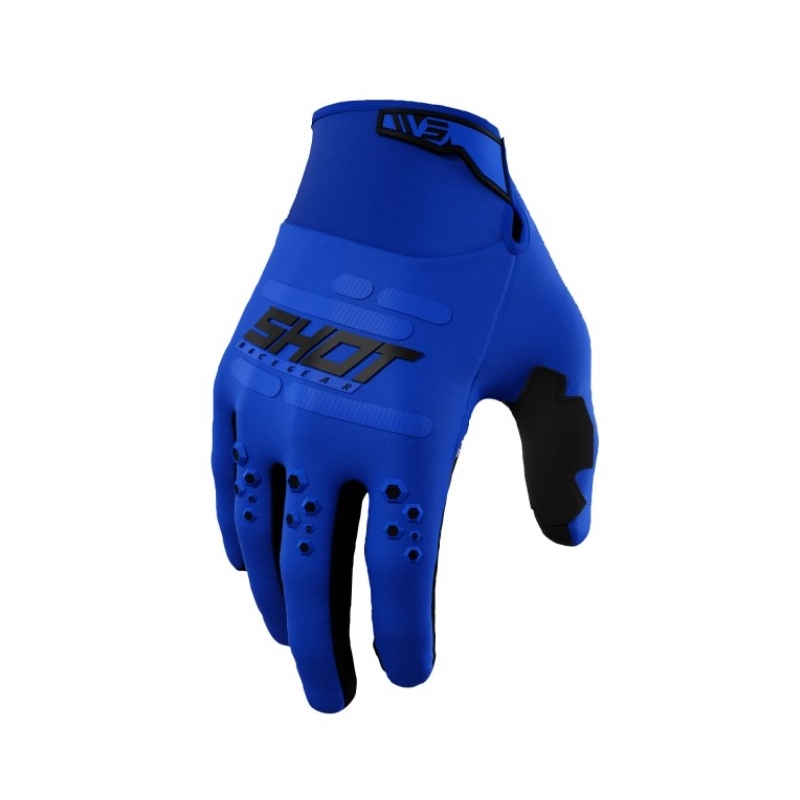 Motocross rukavice Shot Vision plave