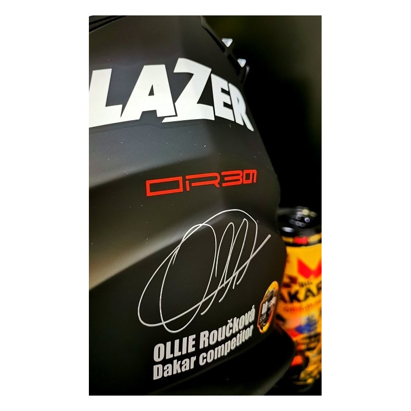 Lazer OR301 Shock replika kacige za motocross crno-žuto-bijele boje
