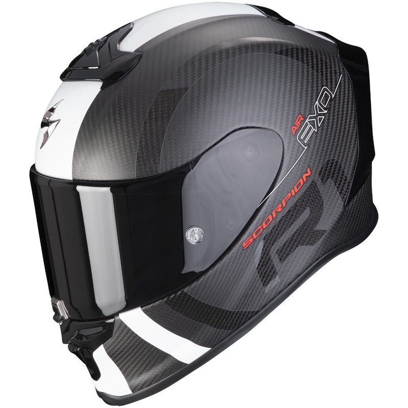 Scorpion EXO-R1 Carbon Air MG integralna kaciga crno-bijela mat
