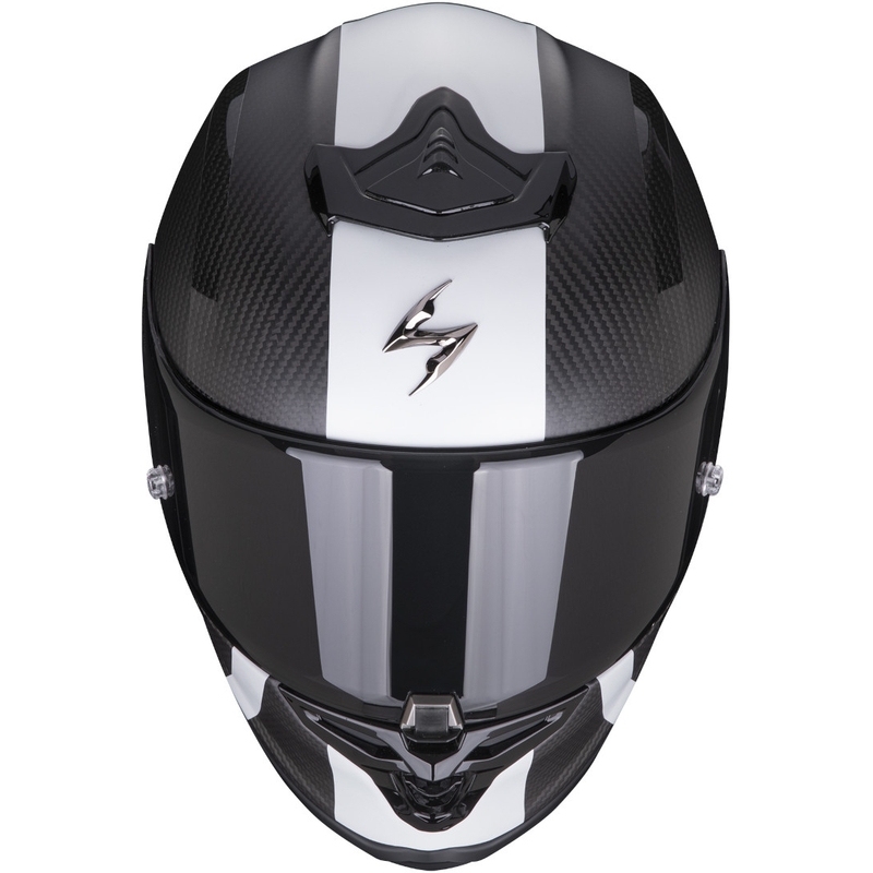 Scorpion EXO-R1 Carbon Air MG integralna kaciga crno-bijela mat