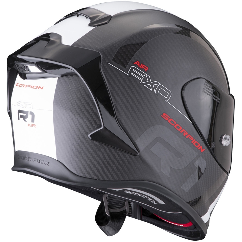 Scorpion EXO-R1 Carbon Air MG integralna kaciga crno-bijela mat