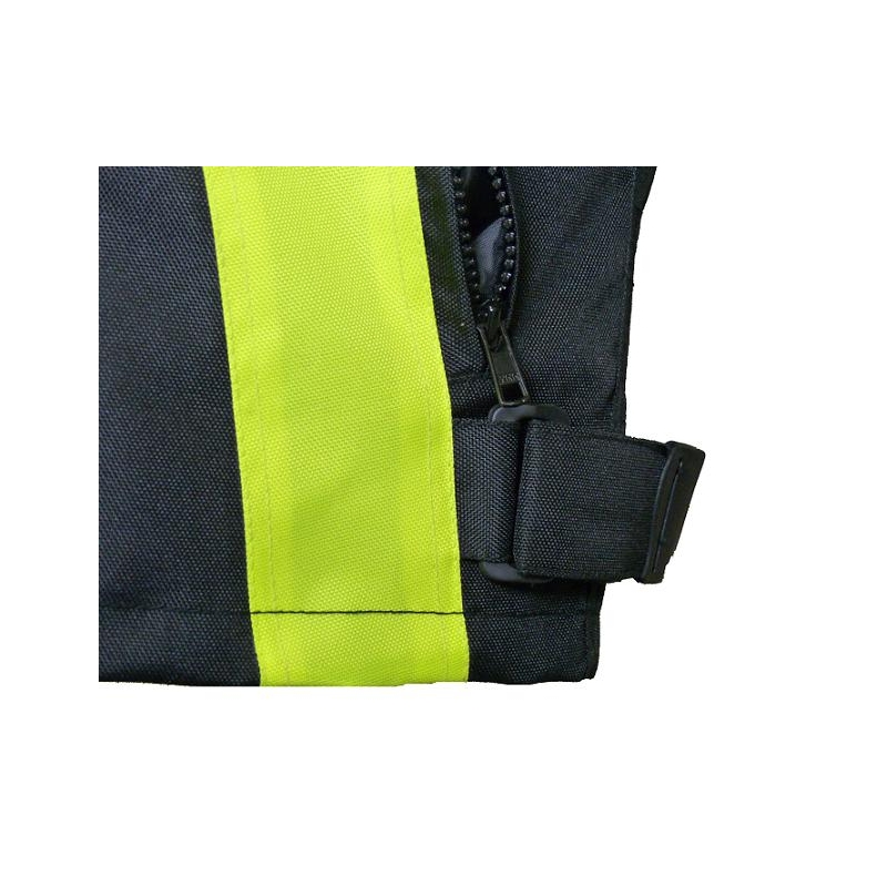 Motociklistička jakna RSA ST-01 crno-fluo žuta - II. kvaliteta