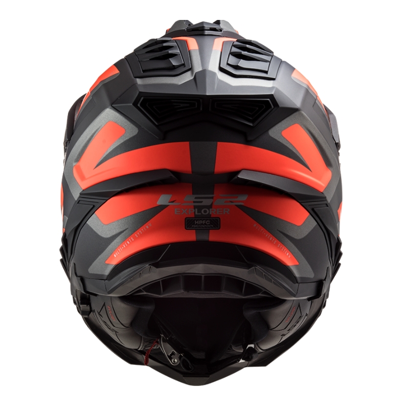 Enduro kaciga LS2 MX701 Explorer Alter crno-narančasto-siva - II. kvaliteta
