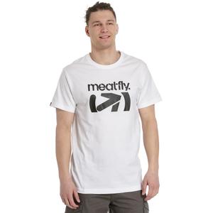 Majica kratkih rukava Meatfly Podium bijela