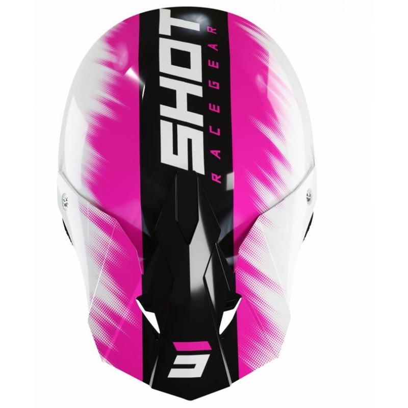 Shot Furious Versus Kids Motocross kaciga Black White Pink rasprodaja
