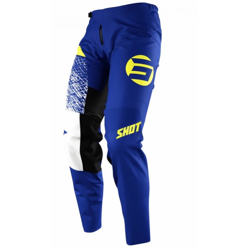 Shot Devo Roll dječje motocross hlače fluo žuto-plave rasprodaja