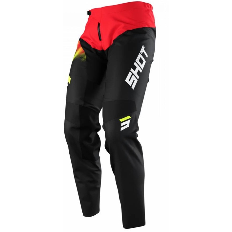 Shot Devo Versus dječje motocross hlače crne/crvene rasprodaja