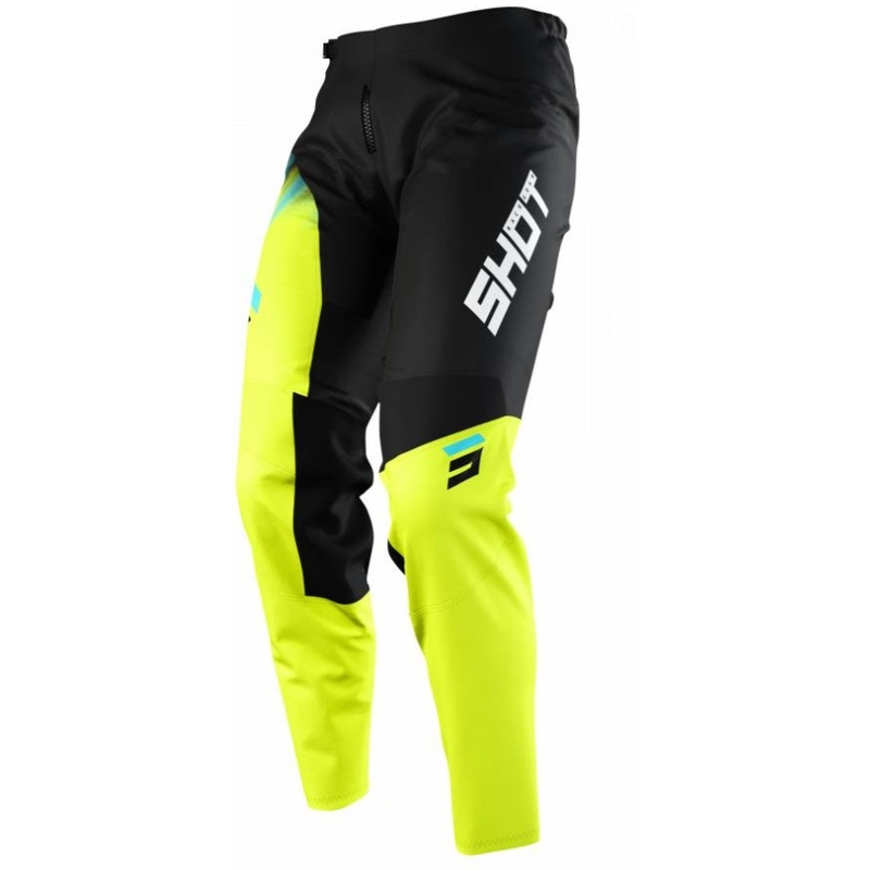 Shot Devo Versus dječje motocross hlače crne-fluo žute rasprodaja