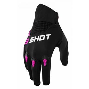 Dječje Motocross rukavice Shot Devo crno/roza rasprodaja