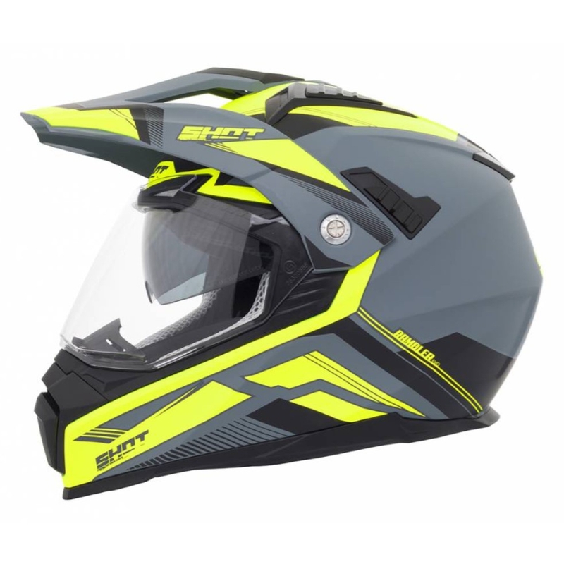 Enduro motoristička kaciga Shot Ranger Evolution sivo-fluo žuta rasprodaja