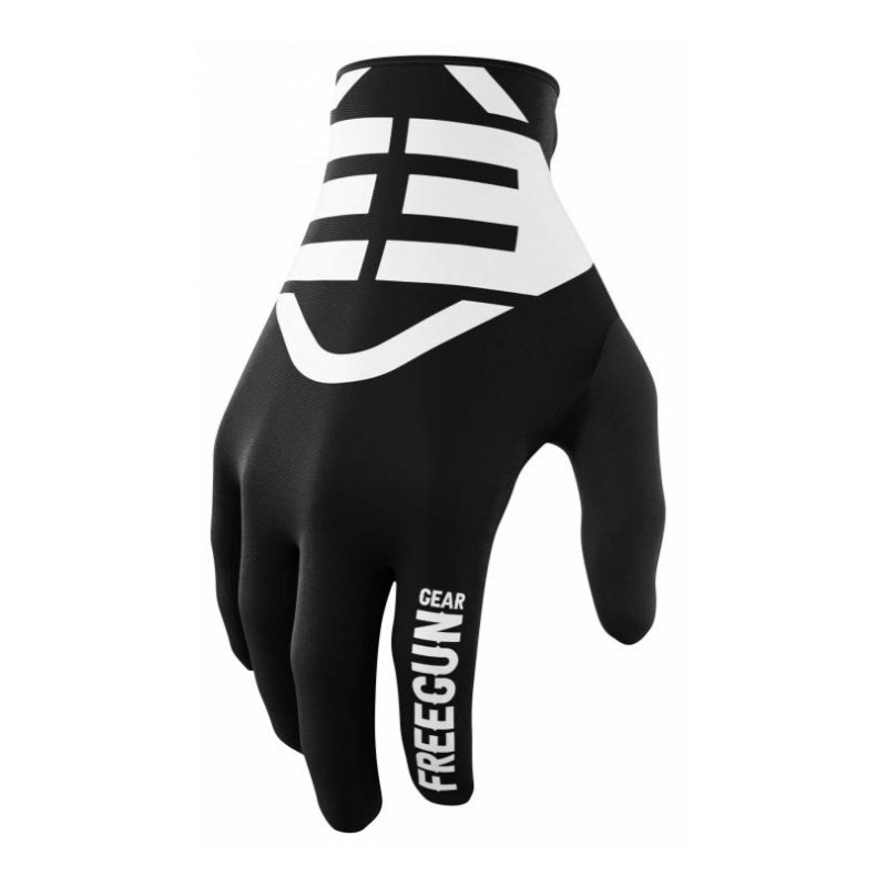 Motocross rukavice Shot Devo Skin bijelo-crne