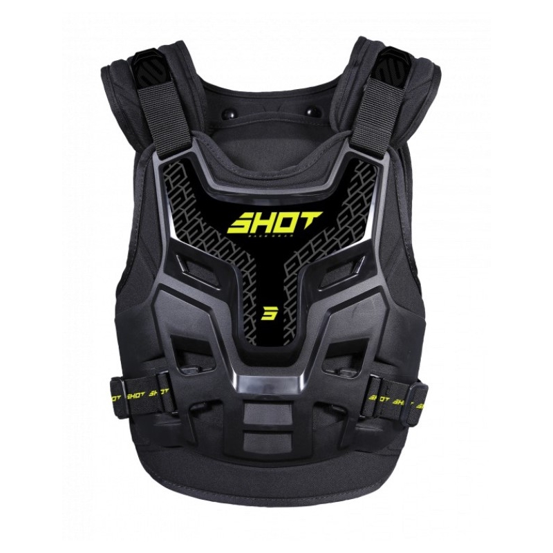 Štitnik za prsa Shot Fighter 2.0 crno-fluo žuti