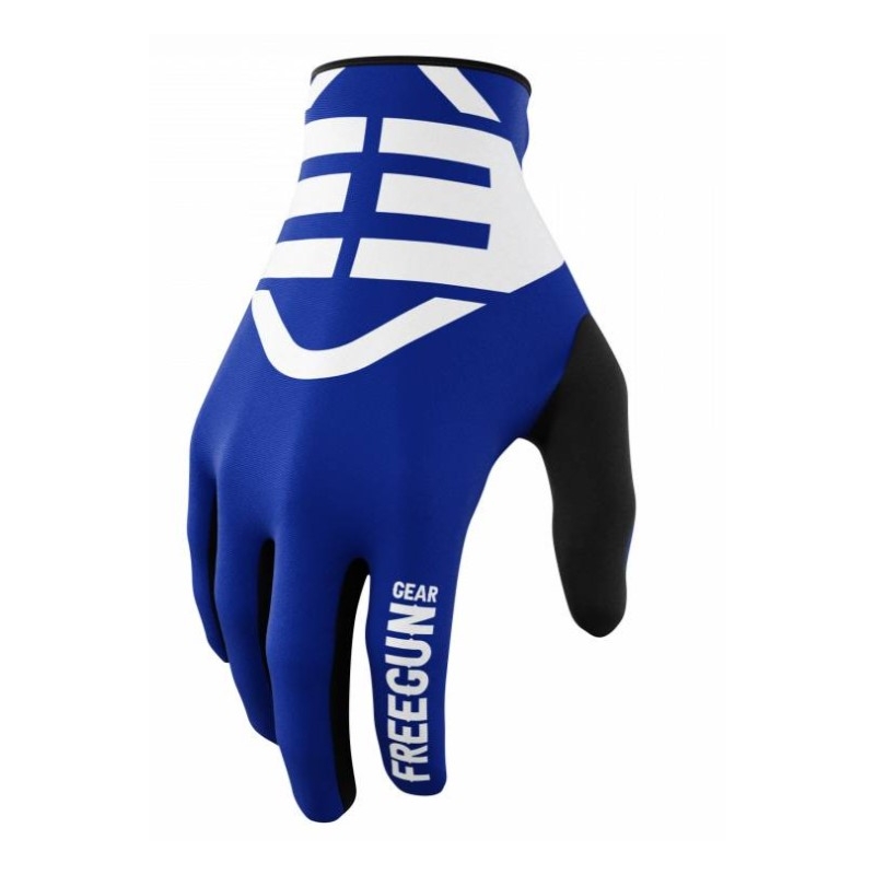 Dječje rukavice za motocross Shot Devo Skin bijelo-plave
