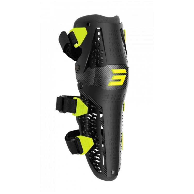 Štitnici za koljena Shot Airflow crno-fluo žuti