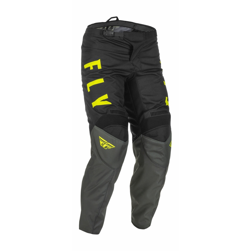 Motocross hlače FLY Racing F-16 2022 sivo-crno-fluo žute
