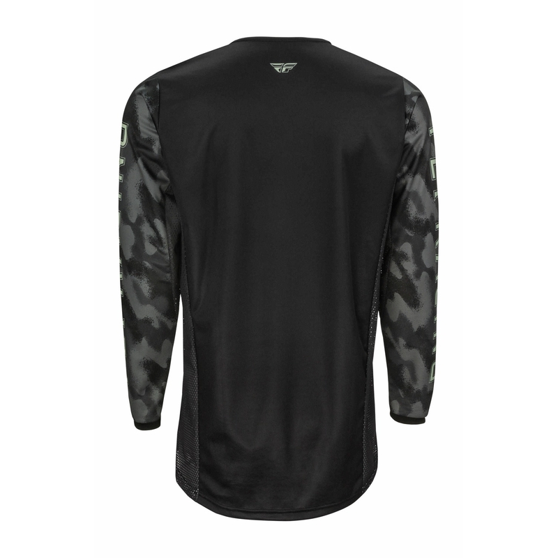 Motocross dres FLY Racing Kinetic SE 2022 crno-sivi camo