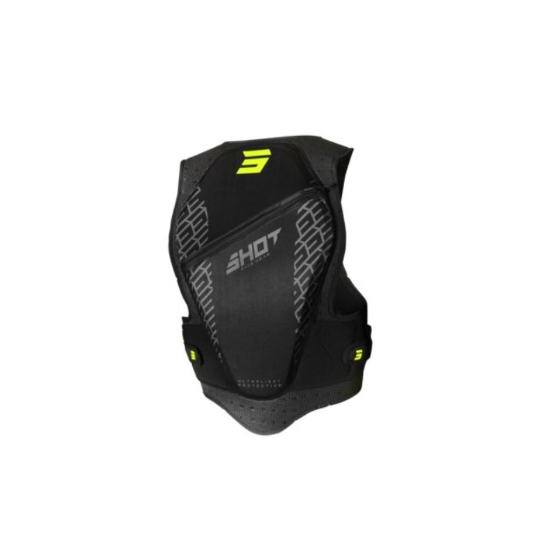 Dječji zaštitni prsluk Shot Armor crno-fluo žuti rasprodaja