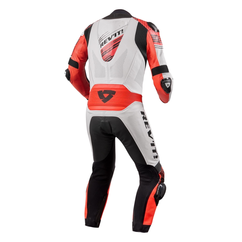 Jednodijelno motociklističko odijelo Revit Apex bijelo-crveno-crno rasprodaja