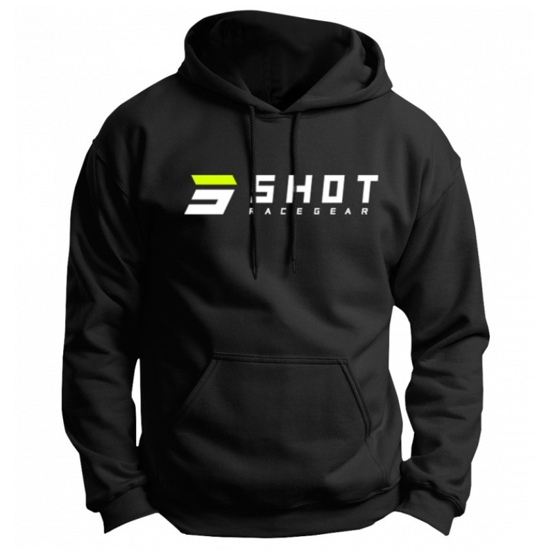 Muške majice s kapuljačom Shot crne boje rasprodaja