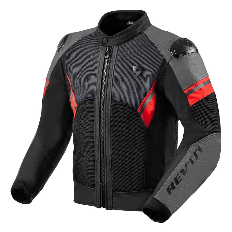 Motociklistička jakna Revit Mantis 2 H2O crno-crvena rasprodaja