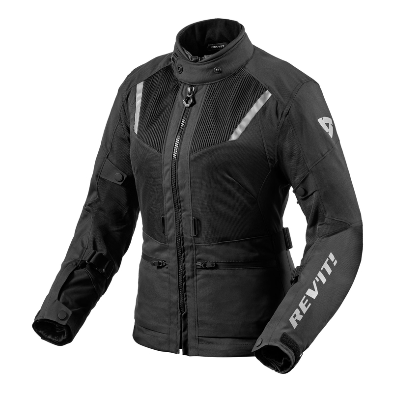 Ženska motoristička jakna Revit Levante 2 H2O crna