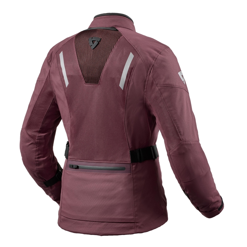 Ženska motoristička jakna Revit Levante 2 H2O tamno crvena rasprodaja