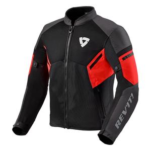 Motociklistička jakna Revit GT-R Air 3 crno-fluo crvena