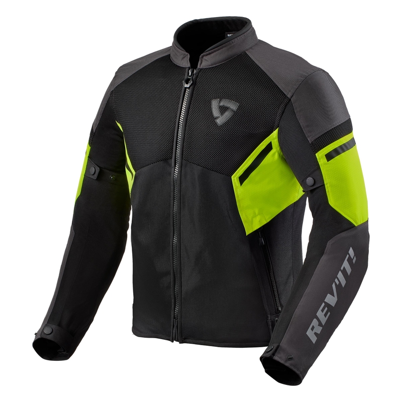 Revit GT-R Air 3 motoristička jakna crno-fluo žuta