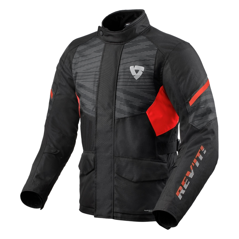 Revit Duke H2O motoristička jakna crno-crvena rasprodaja