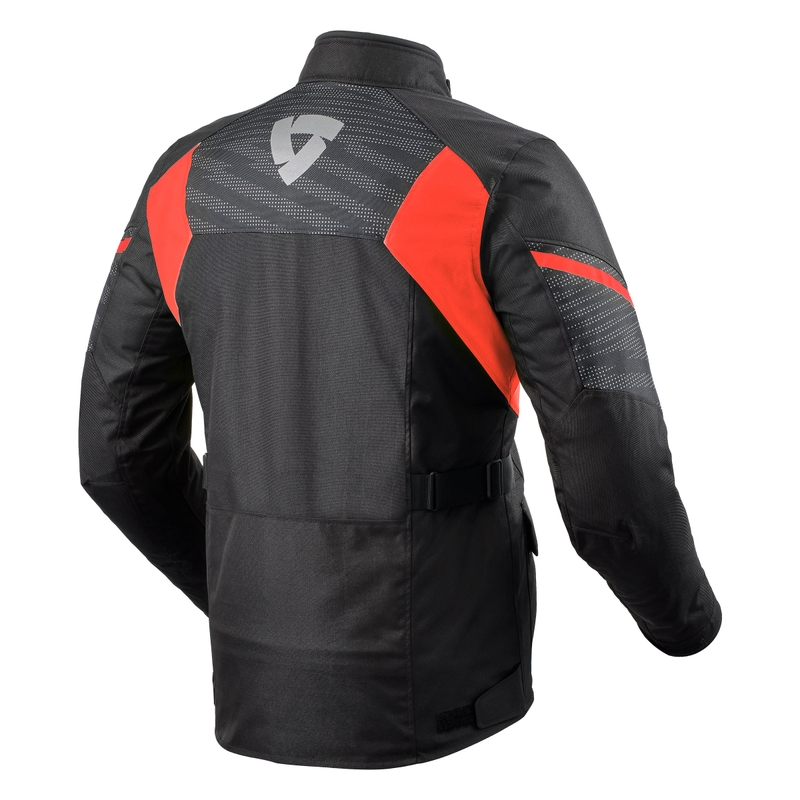 Revit Duke H2O motoristička jakna crno-crvena rasprodaja