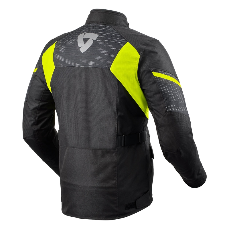 Revit Duke H2O motoristička jakna crno-fluo žuta rasprodaja