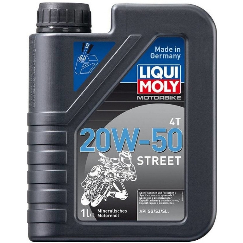 Motorno ulje LIQUI MOLY Motorbike 4T 20W50 Street 1 l