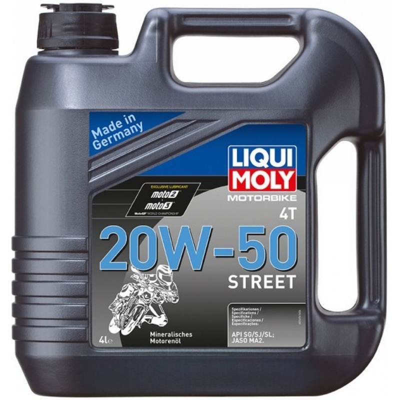 Motorno ulje LIQUI MOLY Motorbike 4T 20W50 Street 4 l