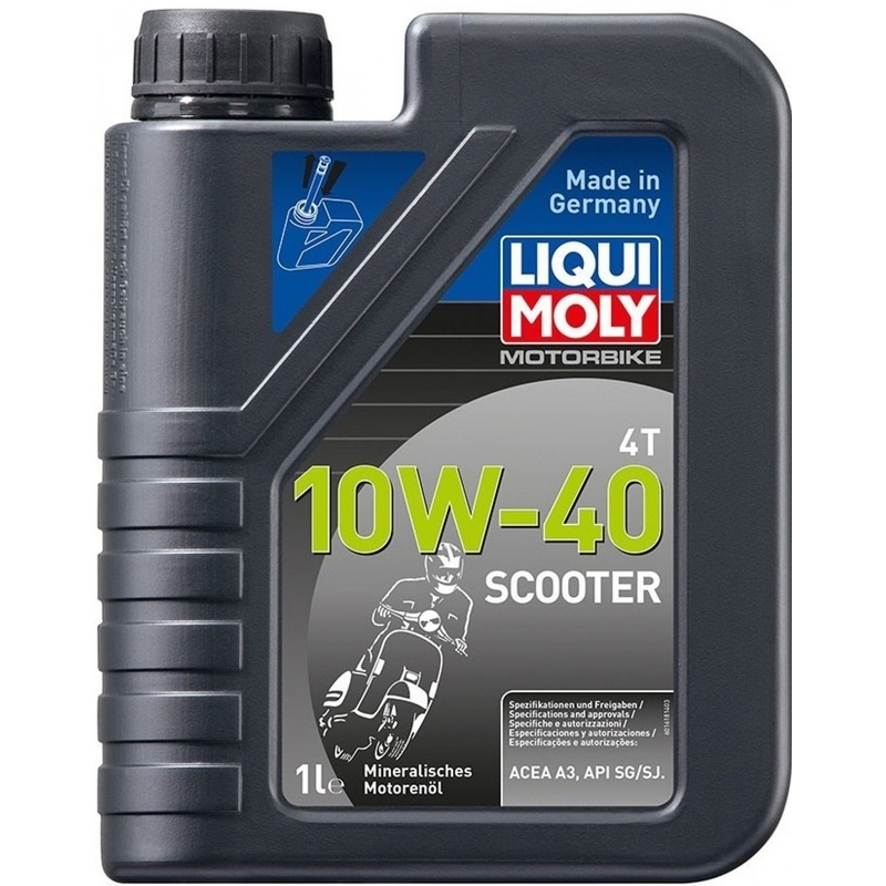 Motorno ulje LIQUI MOLY za motocikle 4T 10W40 za skutere 1 l