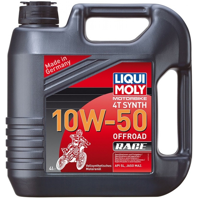 Motorno ulje LIQUI MOLY Motorbike 4T Synth 10W50 Offroad Race 4 l