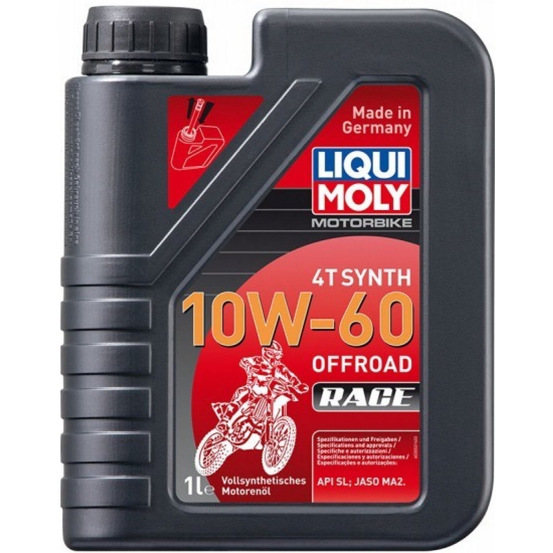 Motorno ulje LIQUI MOLY Motorbike 4T Synth 10W60 Offroad Race 1 l