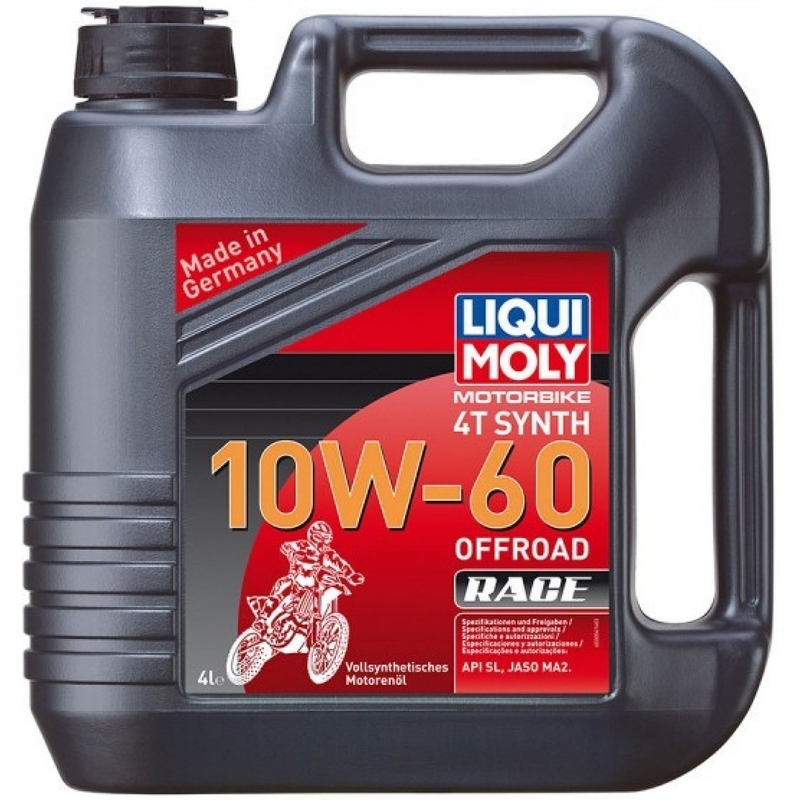 Motorno ulje LIQUI MOLY Motorbike 4T Synth 10W60 Offroad Race 4 l