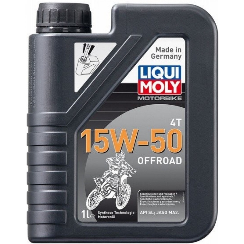 Motorno ulje LIQUI MOLY Motorbike 4T 15W50 Offroad 1 l