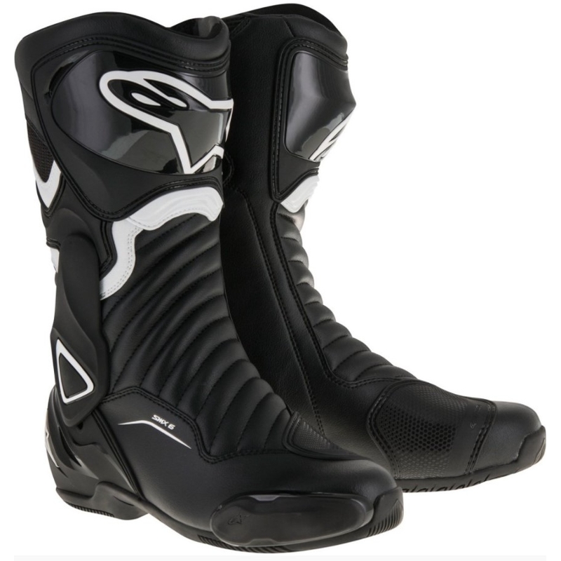 Alpinestars S-MX 6 motociklističke čizme crno-bijele