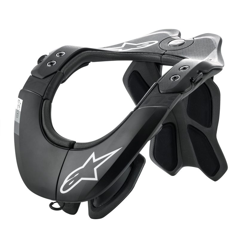 Alpinestars BNS Tech-2 štitnik za vrat crno-sivi