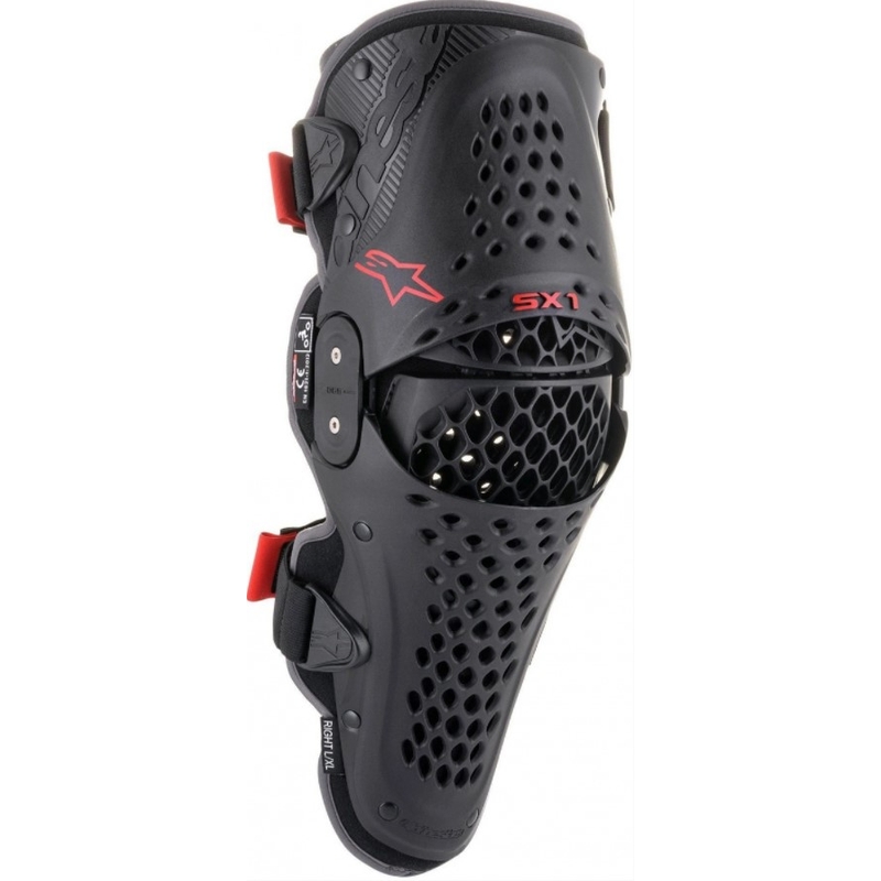 Alpinestars SX-1 V2 štitnici za koljena crno-crveni