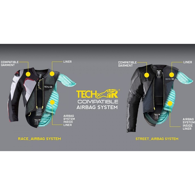 Alpinestars TECH-AIR® Street Vest umetak zračnog jastuka crno-žuti