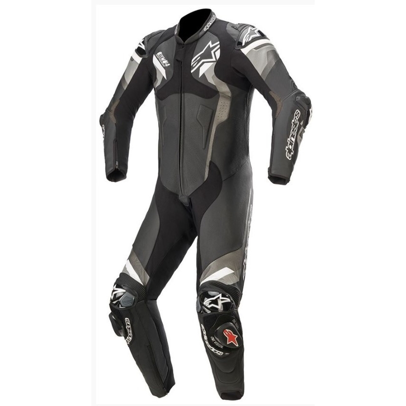 Alpinestars ATEM 4 Jednodijelni crno-sivo-bijeli rasprodaja
