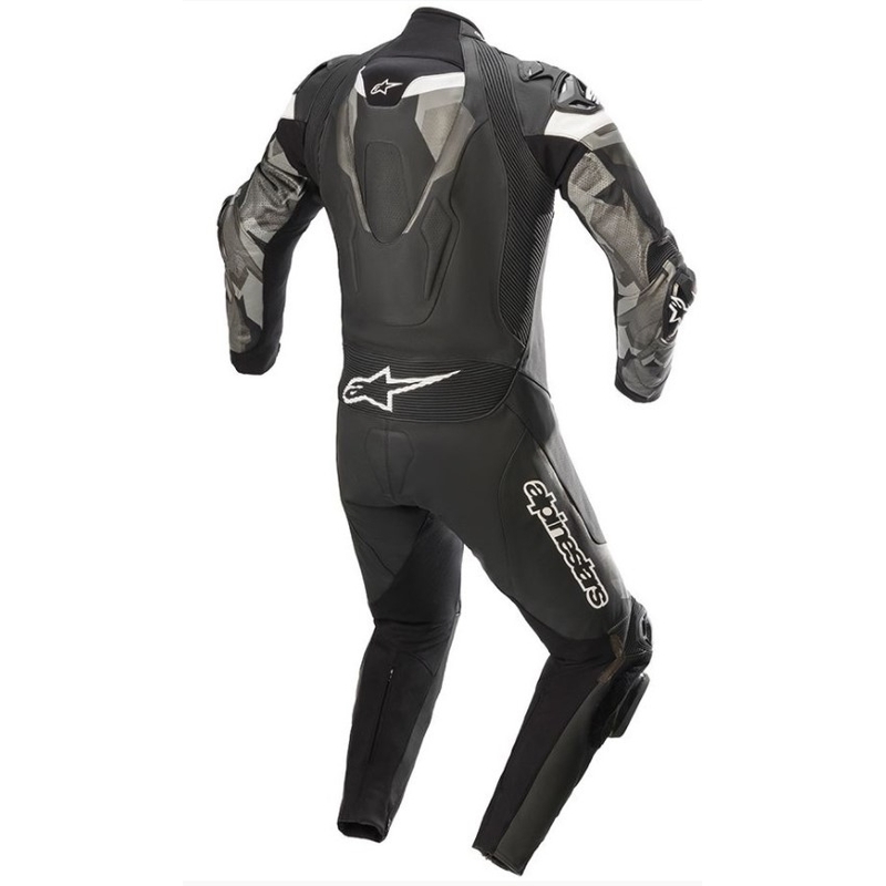 Alpinestars ATEM 4 Jednodijelni crno-sivo-bijeli rasprodaja