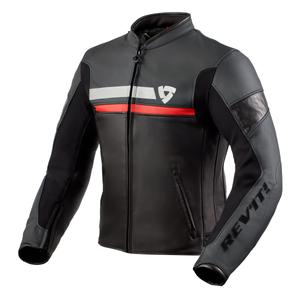 Motociklistička jakna Revit Mile crno-crvena