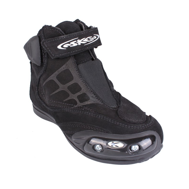 Crnih ženskih/dječjih motorističkih čizama Askew Racer rasprodaja