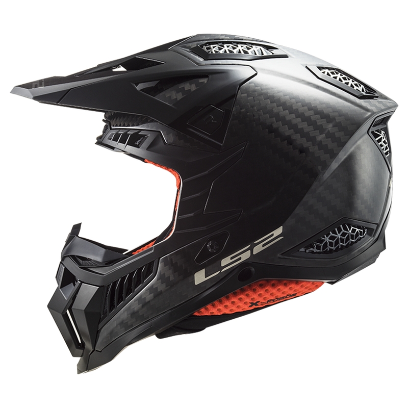 Kaciga za motocross LS2 MX703 X-Force Solid Carbon Black